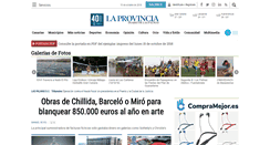 Desktop Screenshot of laprovincia.es