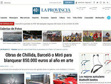 Tablet Screenshot of laprovincia.es