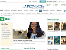 Tablet Screenshot of ocio.laprovincia.es