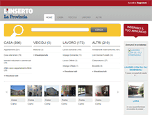 Tablet Screenshot of inserto.laprovincia.it